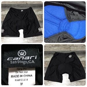 Canari Men's Black Cycling Shorts